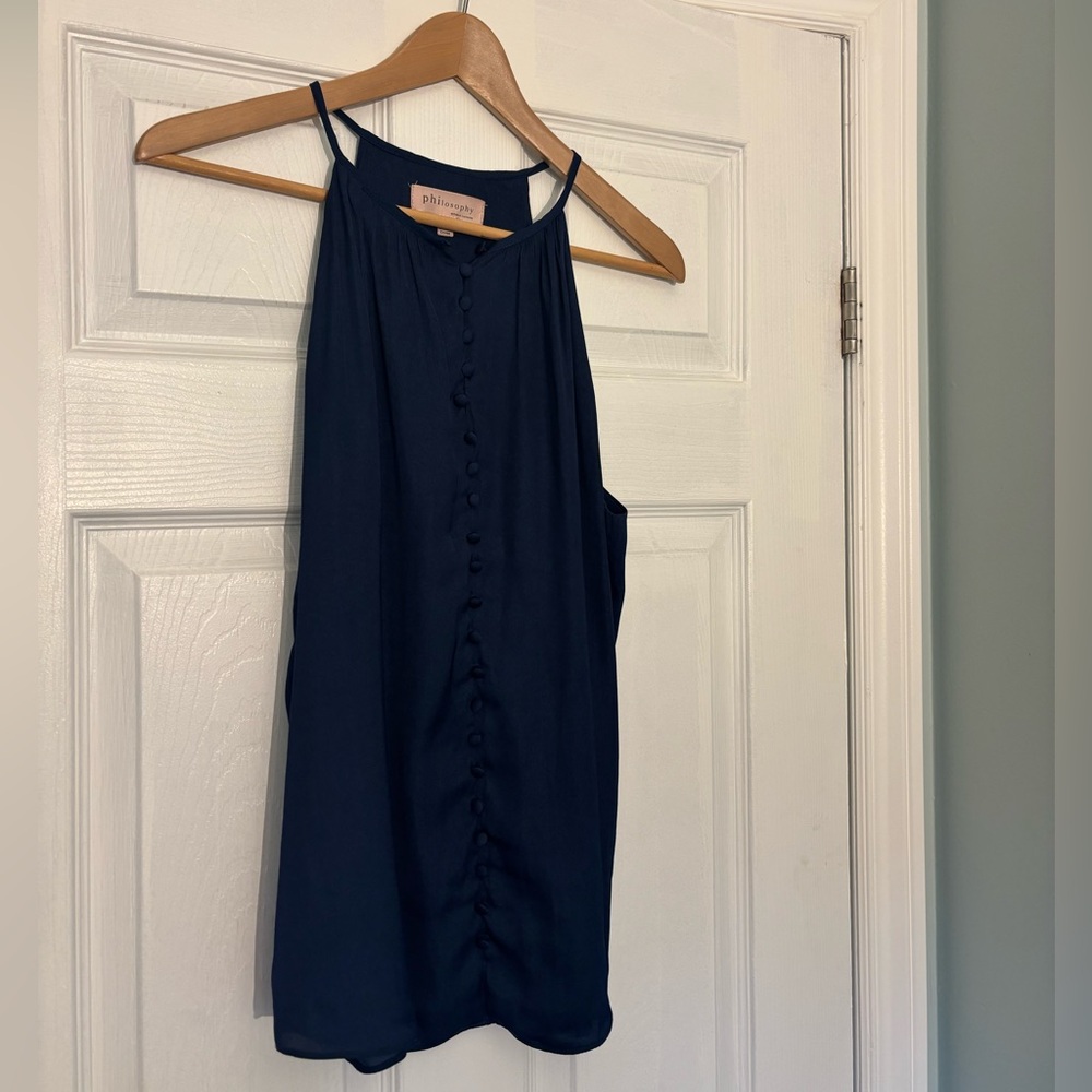 Philosophy High Neck Dressy Tank | Size S